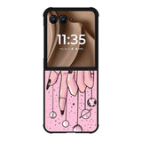 Aesthic pink Motorola Moto RAZR Plus 2025 Case FE0015