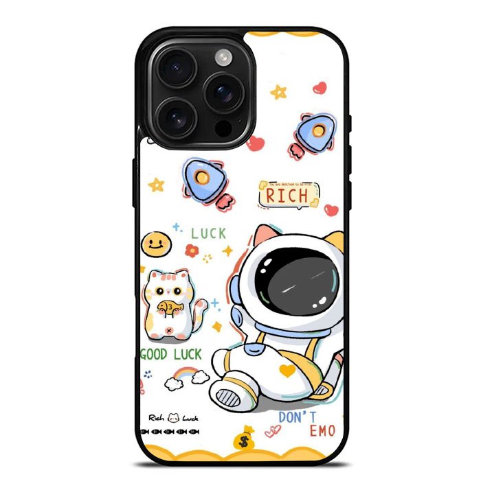 Cute Astro iPhone 16 Pro Max Case FE0180