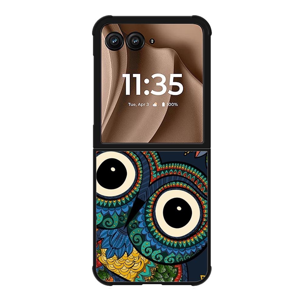 Owl Mandala Art Motorola Moto RAZR Plus 2025 Case FE0480