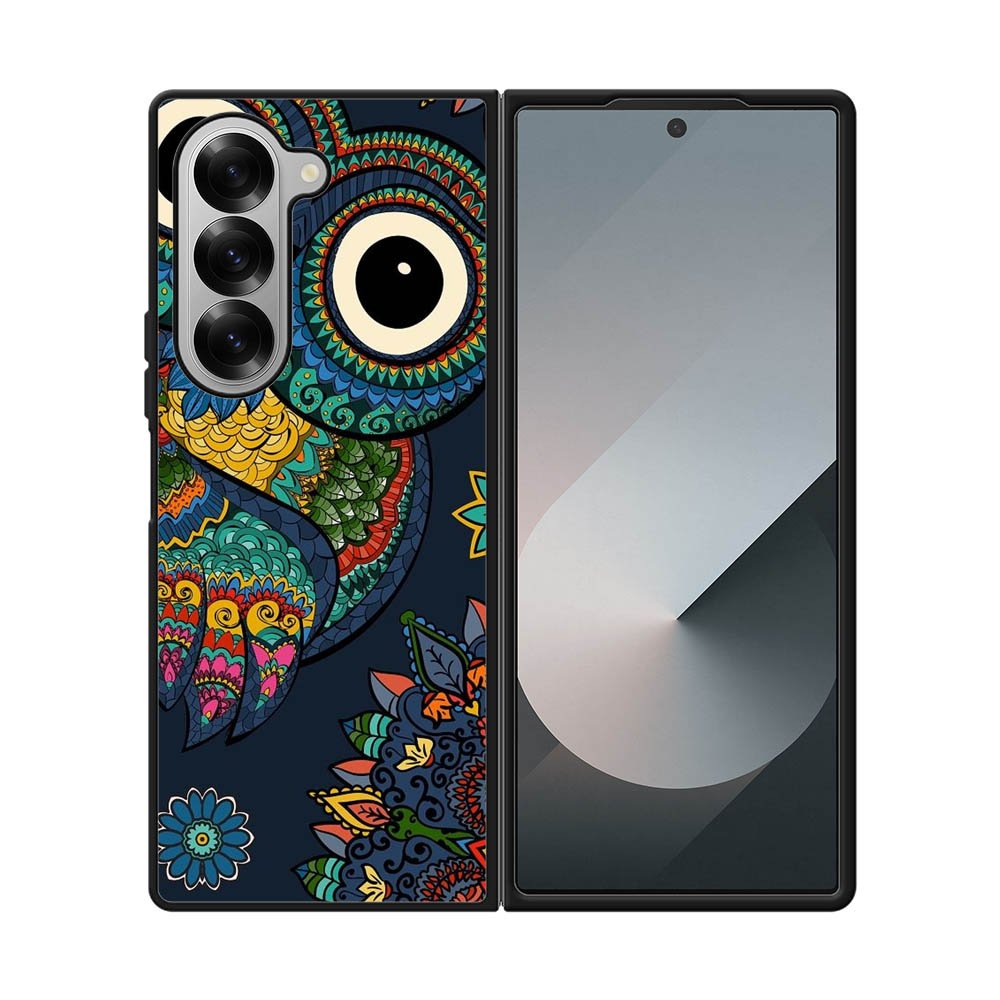 Owl Mandala Art FE0492 Samsung Galaxy Fold 7 5G Case