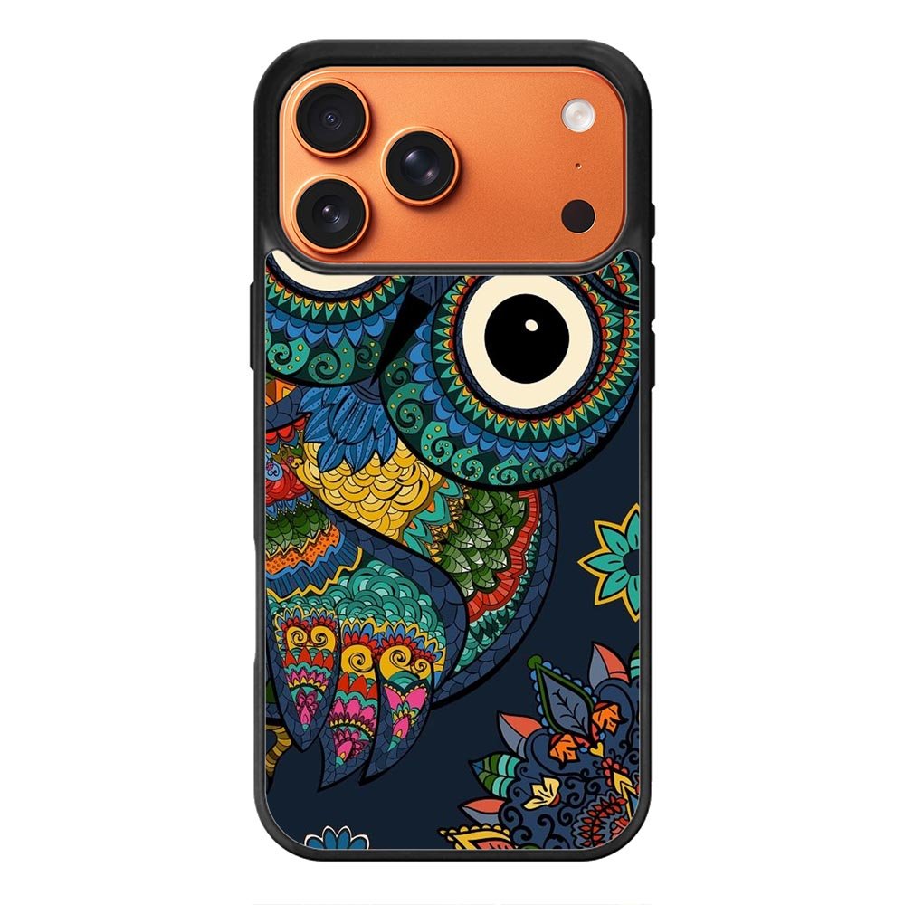 Owl Mandala Art iPhone 17 Pro Max Case FE0480