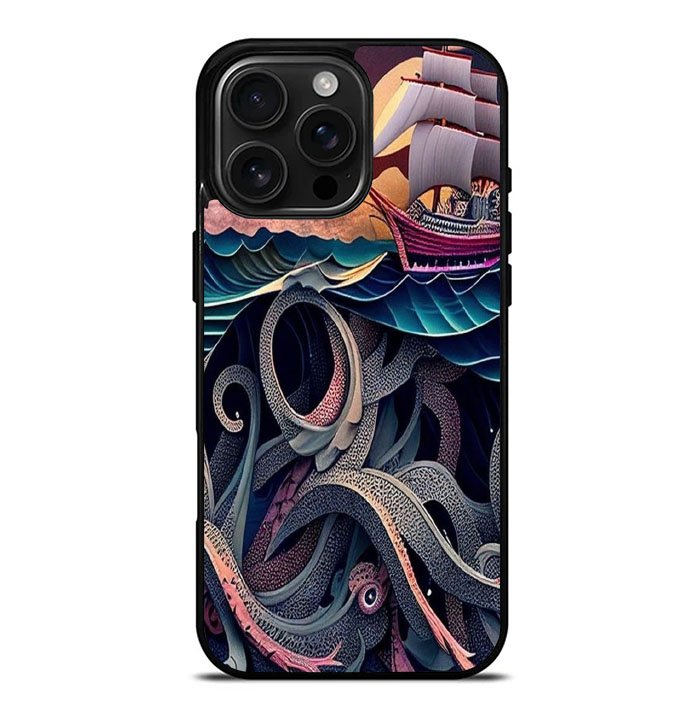 Kraken Sea iPhone 16 Pro Max Case FE0391