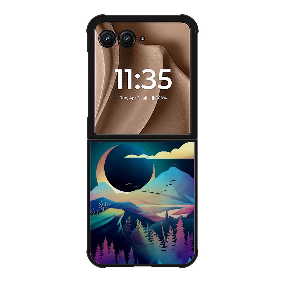 Color Bomb Forest Motorola Moto RAZR Plus 2025 Case FE0160