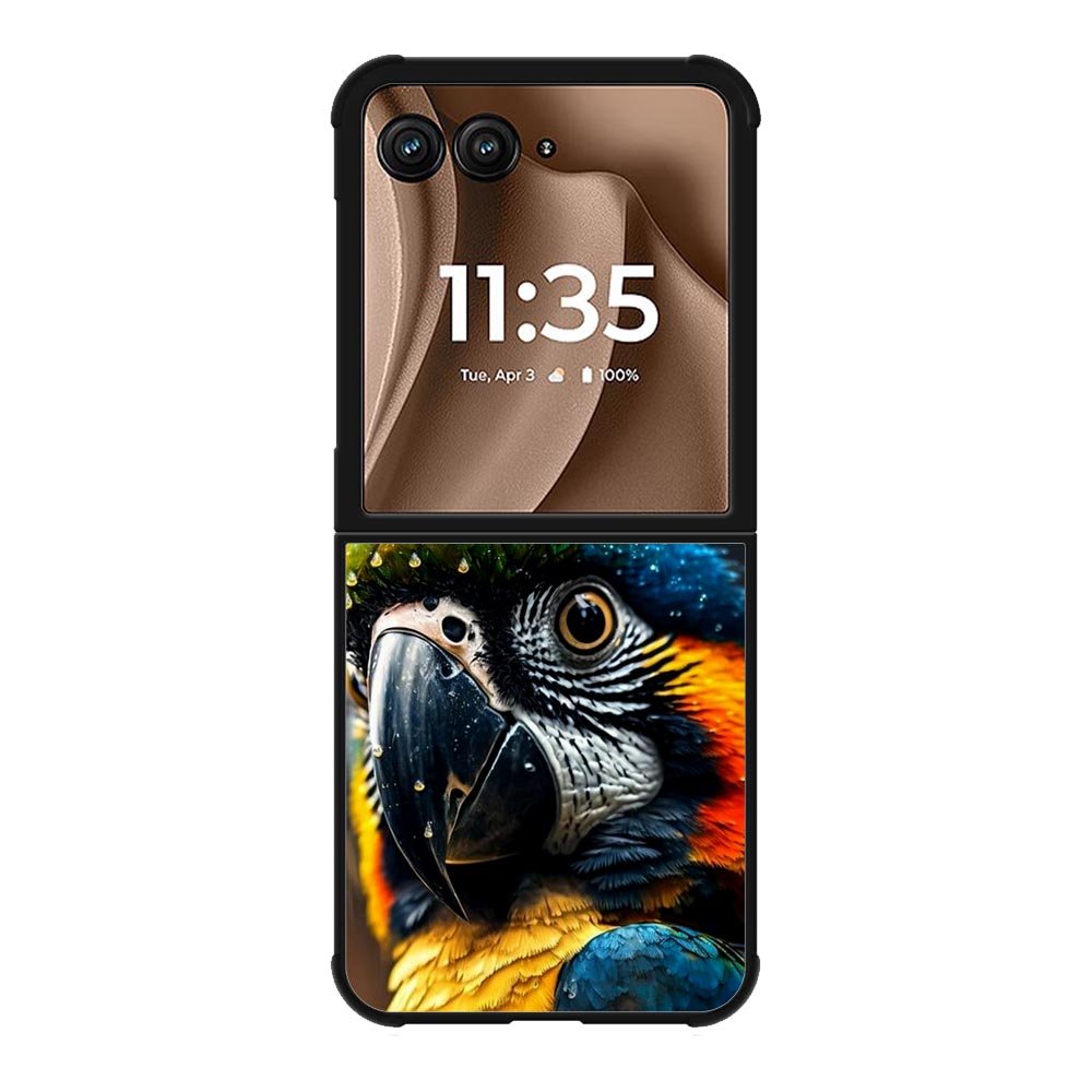 Tropical Parrot Motorola Moto RAZR Plus 2025 Case FE0631