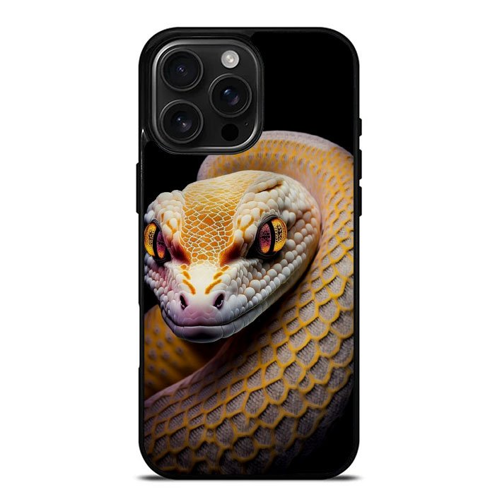 White Snake iPhone 16 Pro Max Case FE0653
