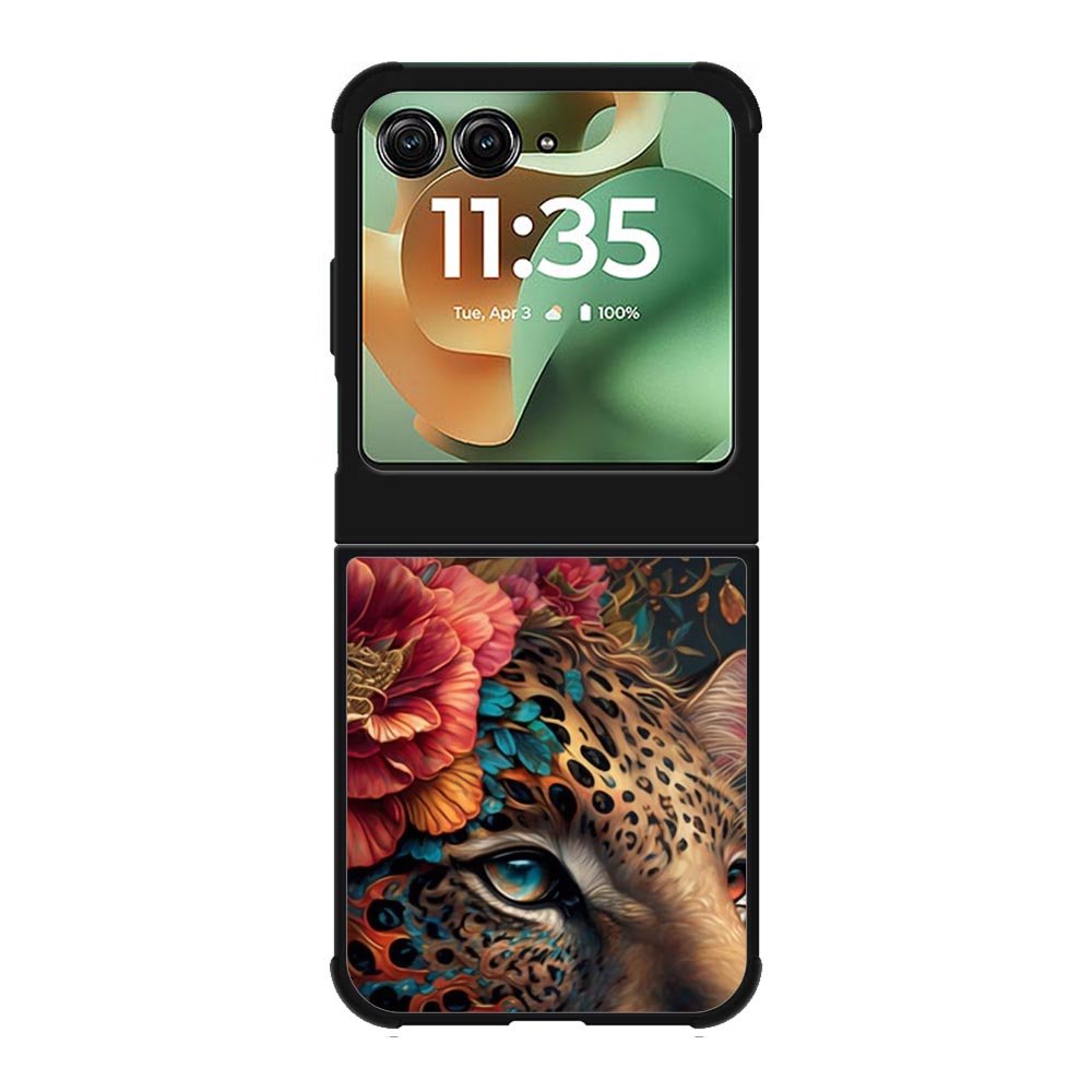 beautiful leopard Motorola Moto RAZR 2025 Case FE0074
