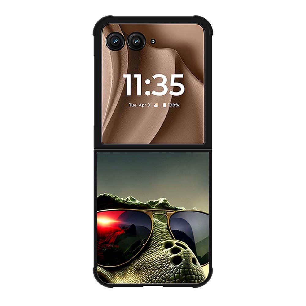 Dinosaur sunbathing Motorola Moto RAZR Plus 2025 Case FE0207