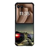 Dinosaur sunbathing Motorola Moto RAZR Plus 2025 Case FE0207