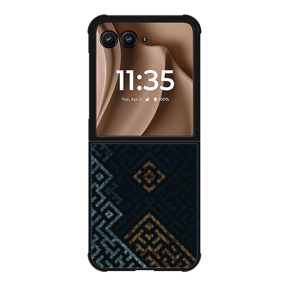 Geometric Pattern Motorola Moto RAZR Plus 2025 Case FE0308
