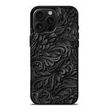 Black Flower iPhone 16 Pro Max Case FE0101