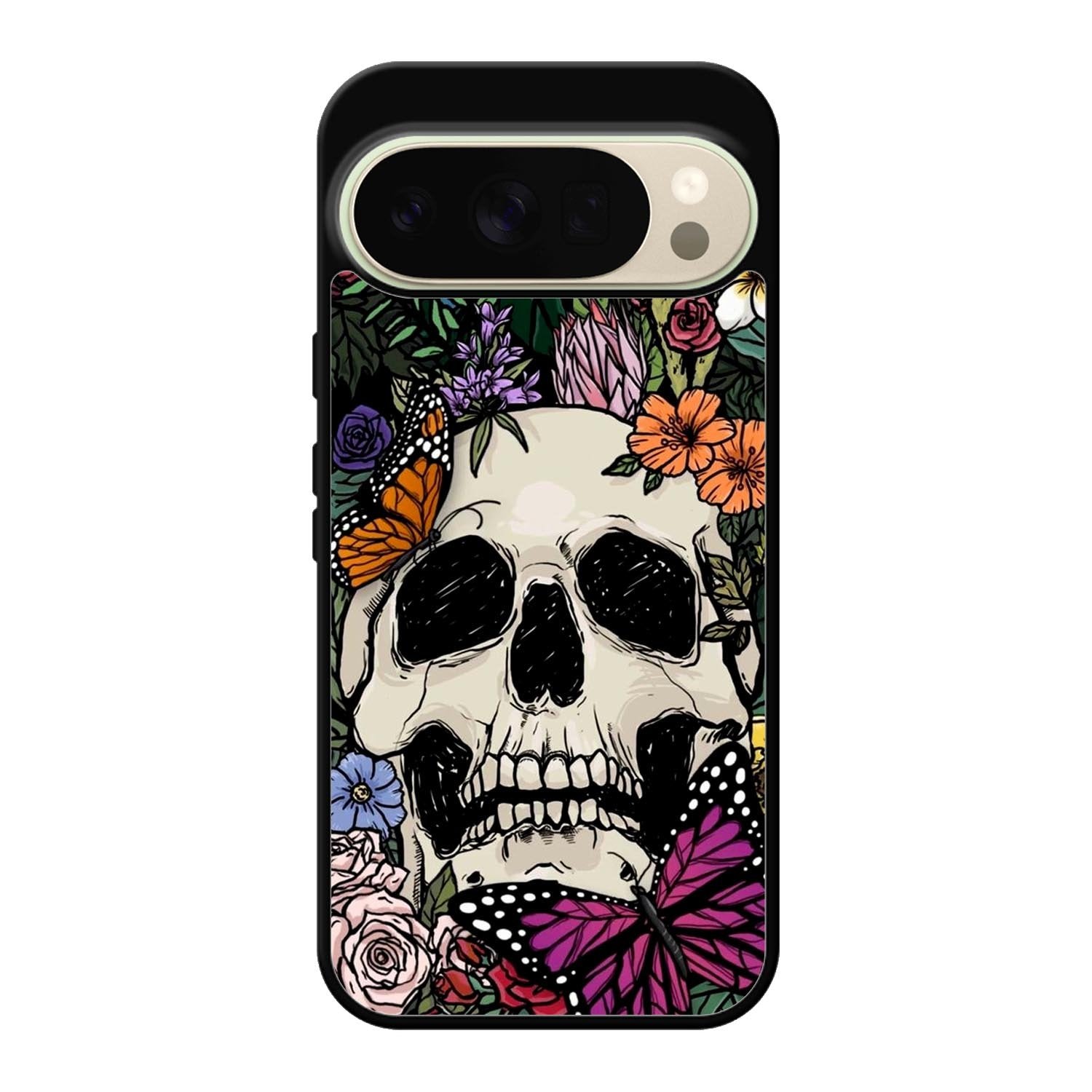 Skull Flower Google Pixel 10 Pro Case FE0565
