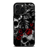 Skull Flower Art iPhone 16 Pro Max Case FE0564