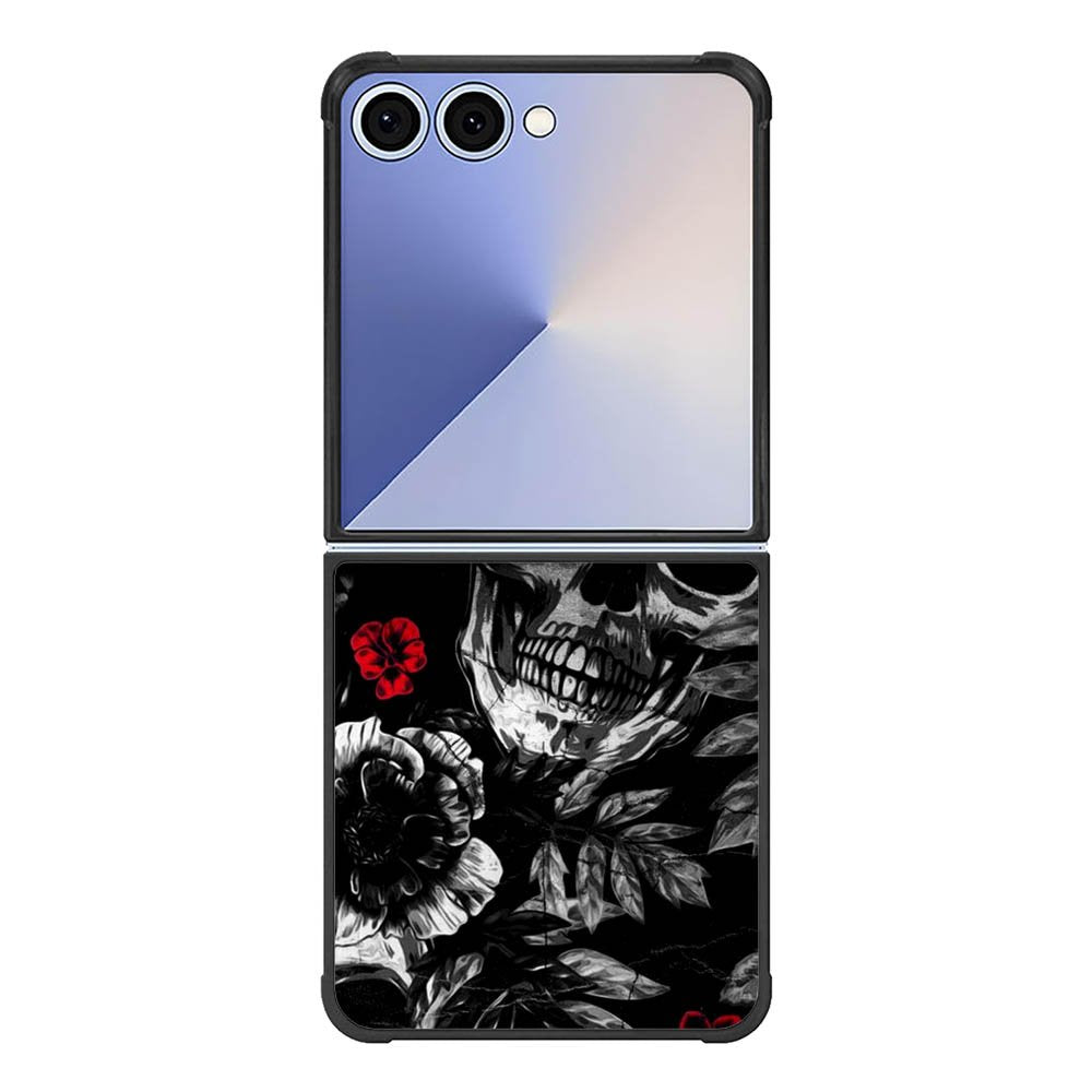 Skull Flower Art FE0549 Samsung Galaxy Flip 7 5G Case