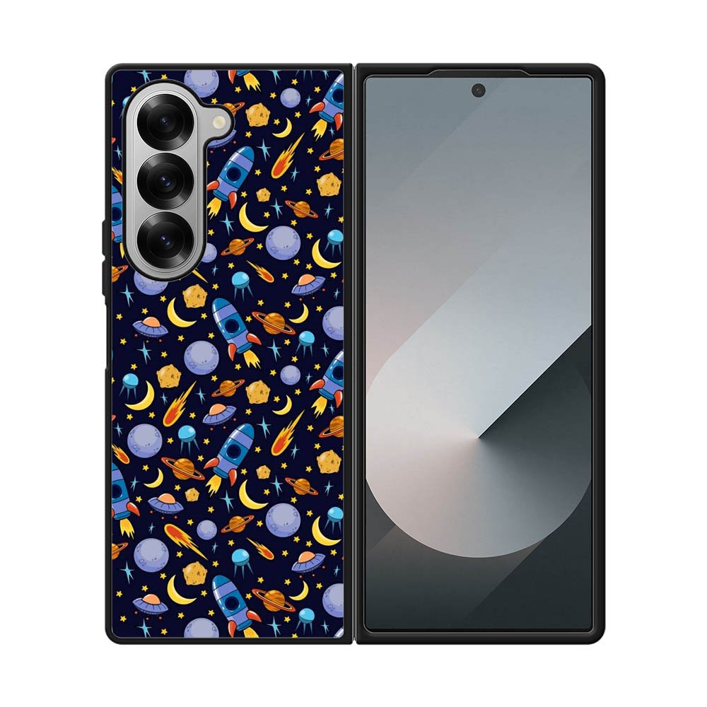 Space Astro Pattern FE0551 Samsung Galaxy Fold 7 5G Case