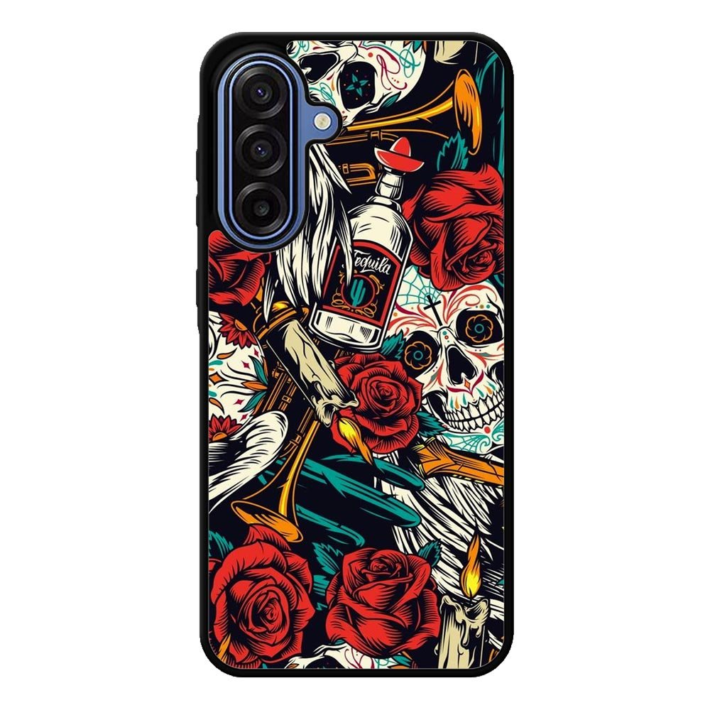 Skull Pattern Samsung Galaxy A17 Case FE0569
