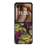 Flower Art Pattern Motorola Moto RAZR Plus 2025 Case FE0261