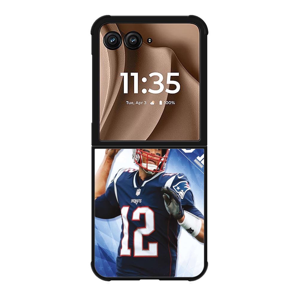 New England Patriots Tom Brady X00037 Motorola Moto RAZR Plus 2025 Case