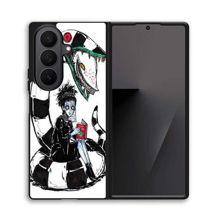 Beetlejuice Tim Burton X00034 Samsung Galaxy Z Fold 7 Case