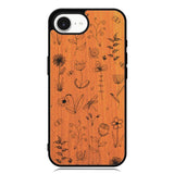 Botanical Plants Wood iPhone 16e Case