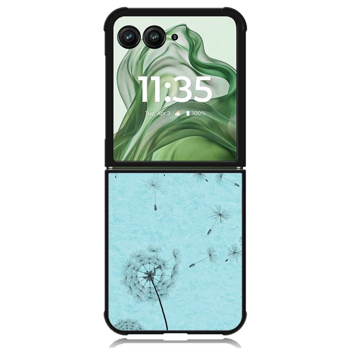DandeLion Seed X00169 Motorola Moto Razr+ Plus 2024/2025 Case, Motorola Razr 50 Ultra/50s Ultra Case