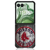 Boston Red Sox X00220 Motorola Moto Razr+ Plus 2024/2025 Case, Motorola Razr 50 Ultra/50s Ultra Case
