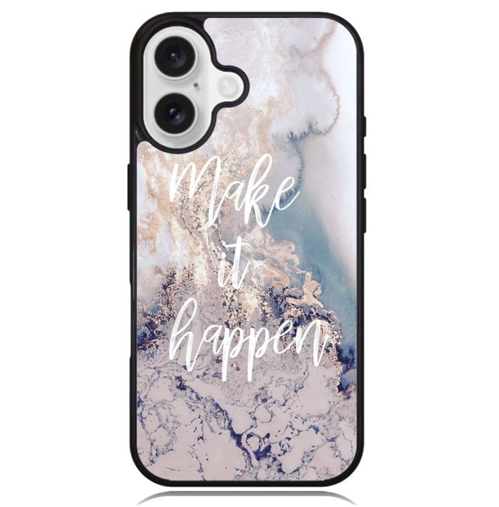 Marble Quotes X00225 iPhone 16 Plus Case