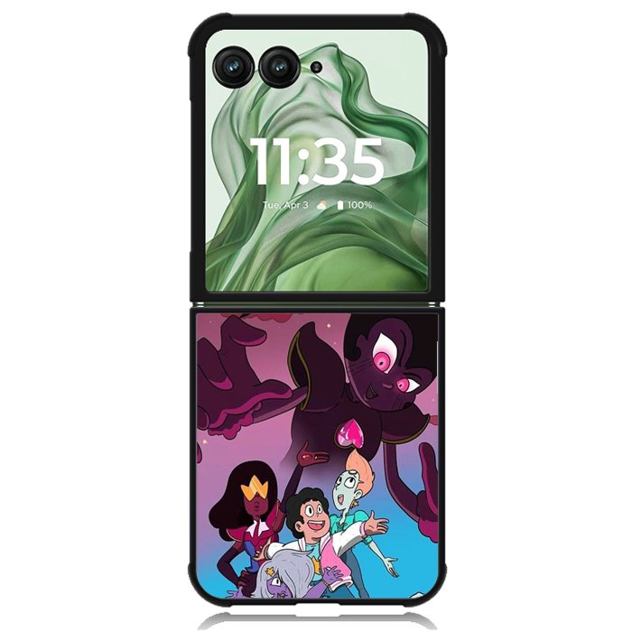 steven universe and friends X00243 Motorola Moto Razr+ Plus 2024/2025 Case, Motorola Razr 50 Ultra/50s Ultra Case