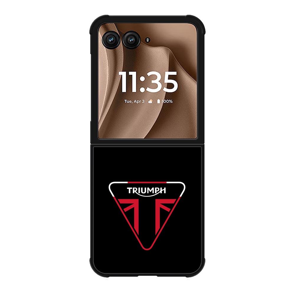 triumph motorcycle X00239 Motorola Moto RAZR Plus 2025 Case
