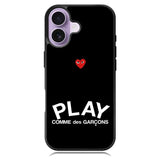 comme des garcons play X00229 iPhone 17 Case