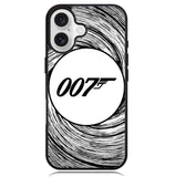 James Bond Circle X00292 iPhone 16 Plus Case