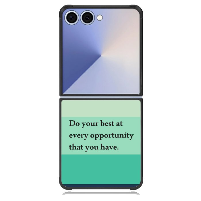 Mint Stripes X00341 Samsung Galaxy Z Flip 7 Case