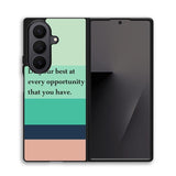 Mint Stripes X00341 Samsung Galaxy Z Fold 7 Case