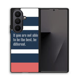 Navy Blue Stripes X00342 Samsung Galaxy Z Fold 7 Case