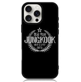 BTS Jungkook Logo X00385 iPhone 16 Pro Max Case