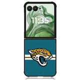 Jacksonville Jaguars X00378 Motorola Moto Razr+ Plus 2024/2025 Case, Motorola Razr 50 Ultra/50s Ultra Case