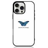 Blue Butterfly X00398 iPhone 16 Pro Max Case