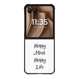 happiness inspirational X00452 Motorola Moto RAZR Plus 2025 Case