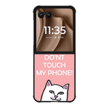 Don't touch My Phone X00456 Motorola Moto RAZR Plus 2025 Case