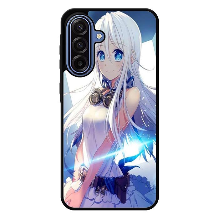 Blue Eyes Anime Girl X00473 Samsung Galaxy A17 5G Case
