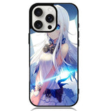 Blue Eyes Anime Girl X00473 iPhone 16 Pro Max Case