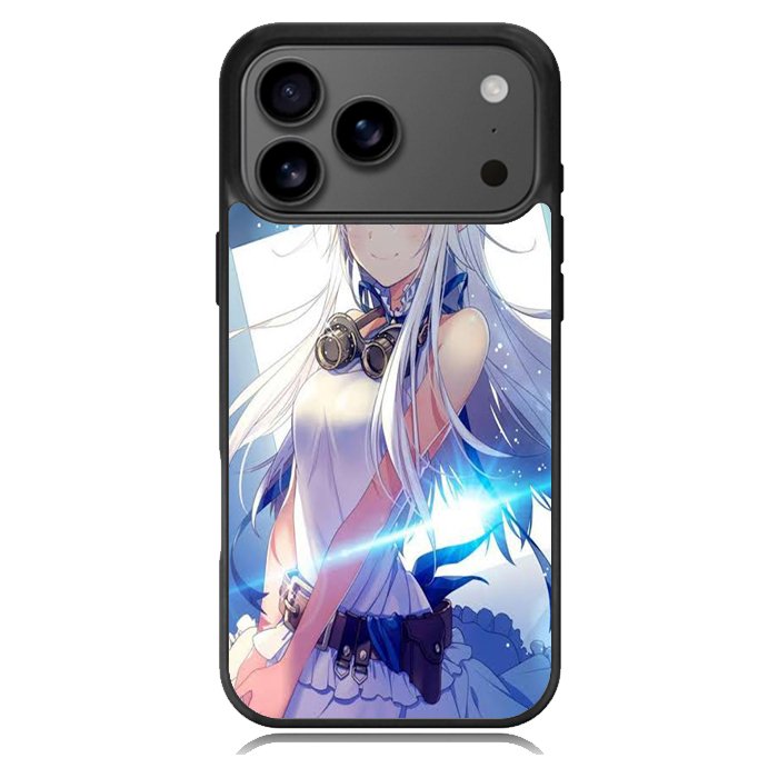 Blue Eyes Anime Girl X00473 iPhone 17 Pro Case