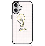 light bulb doodle X00625 iPhone 16 Case