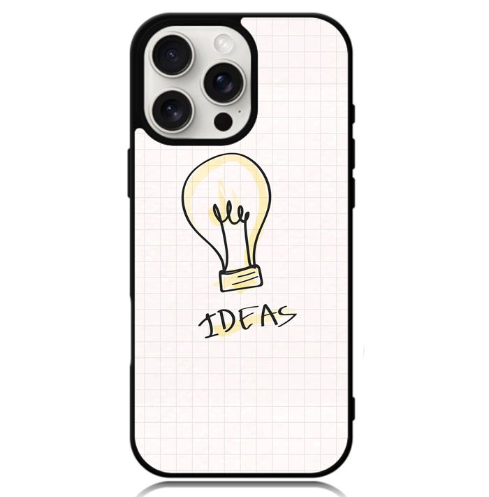 light bulb doodle X00625 iPhone 16 Pro Case