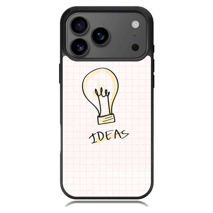 light bulb doodle X00625 iPhone 17 Pro Max Case