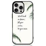 Frame with palm X00629 iPhone 16 Pro Max Case