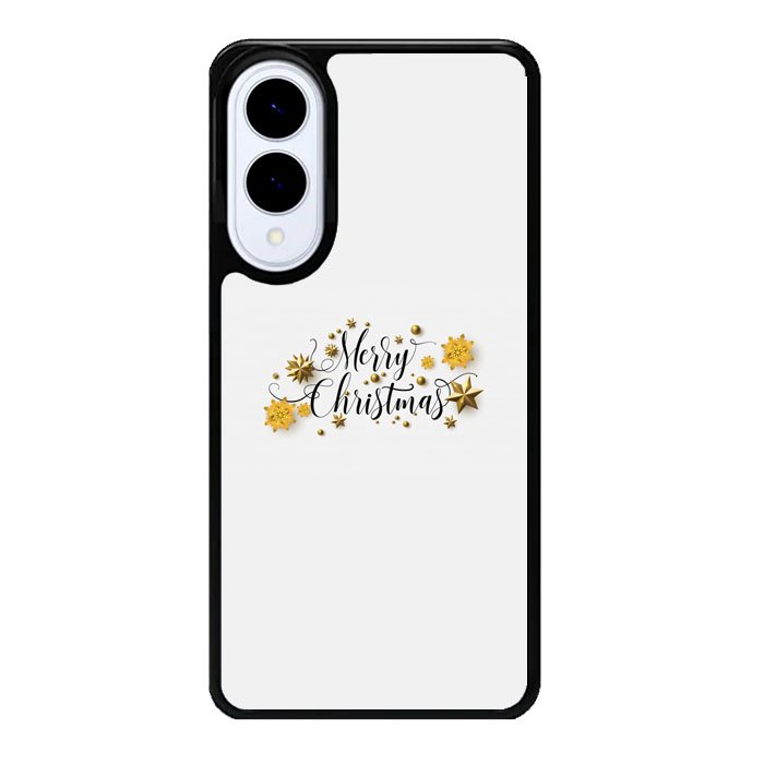 Christmas golden X00633 Samsung Galaxy S25 Edge Case