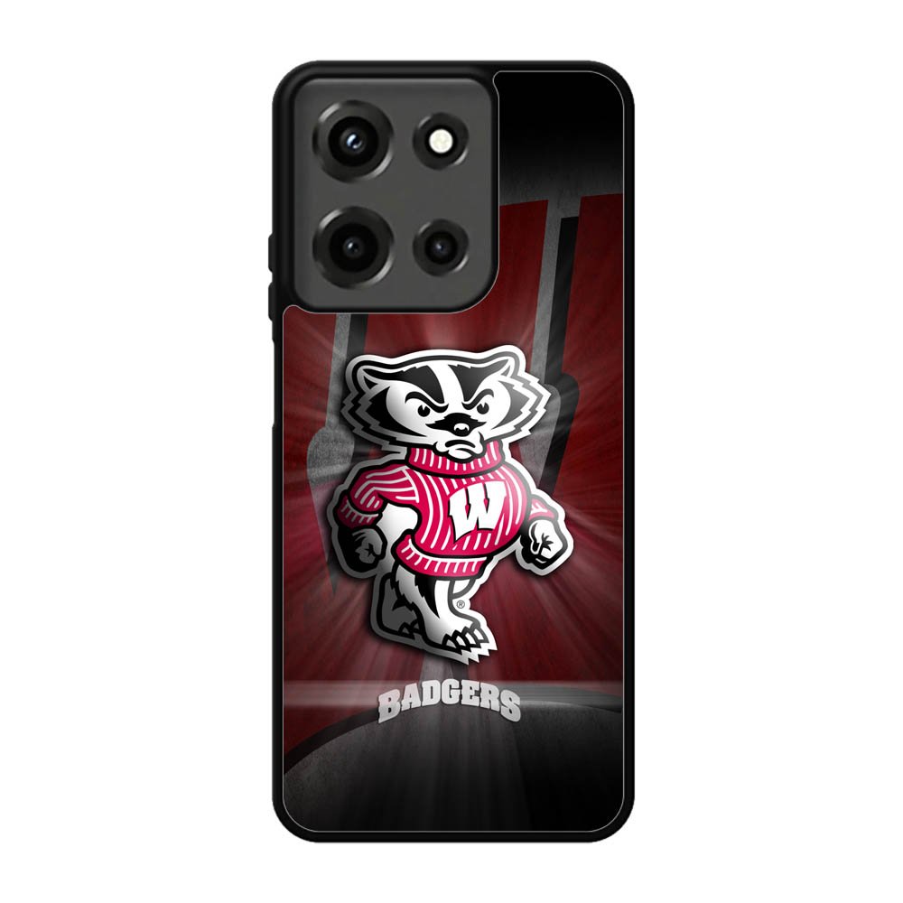 wisconsin badger logo Motorola Moto G 5G 2025 Case FE3488