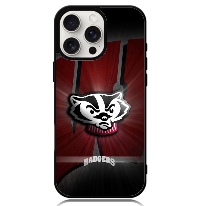 wisconsin badger X00765 iPhone 16 Pro Max Case