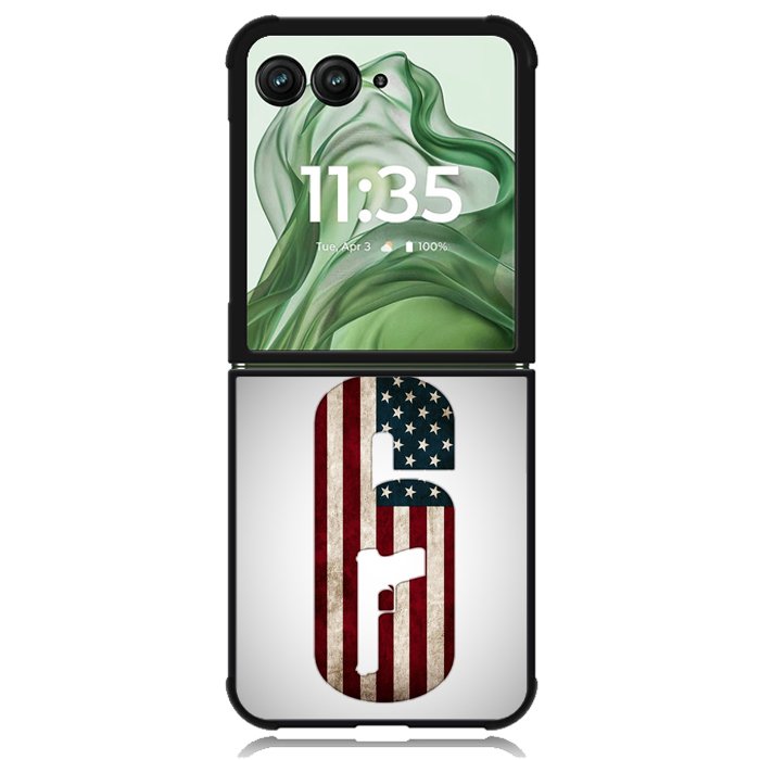 rainbow six siege X00975 Motorola Moto Razr+ Plus 2024/2025 Case, Motorola Razr 50 Ultra/50s Ultra Case