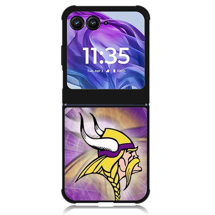 minnesota vikings wallpaper Motorola Moto Razr 2024 , Moto Razr 50 Case